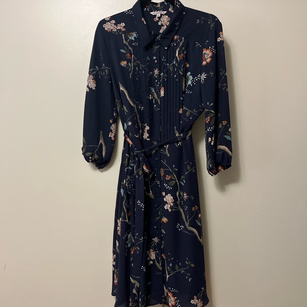 Floral Navy Dress